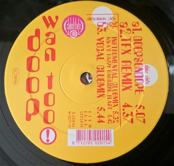Doop : Wan Too! (12")