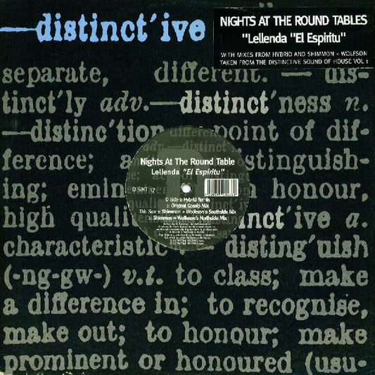 Nights At The Round Tables : Lellenda "El Espiritu" (12")
