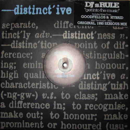 DJ's Rule : Get Into The Music (12")