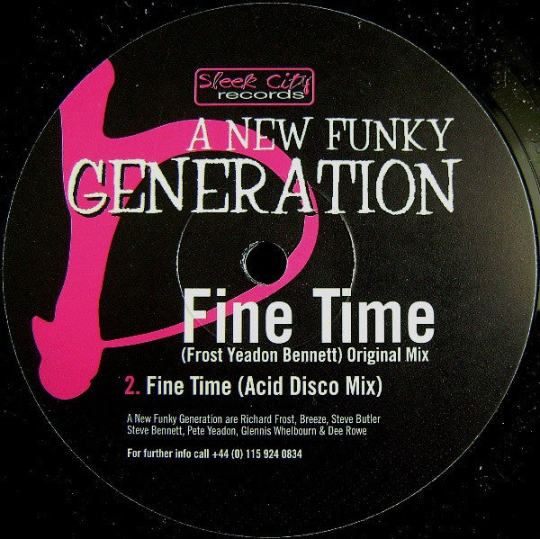 A New Funky Generation : Fine Time (12")