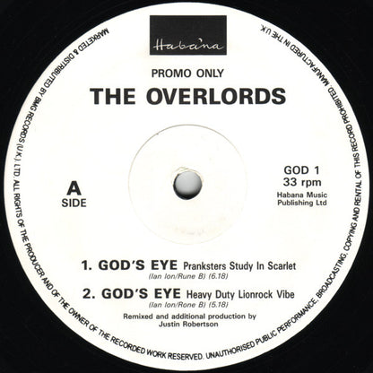 The Overlords : God's Eye (12", Promo)