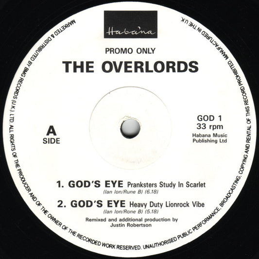 The Overlords : God's Eye (12", Promo)