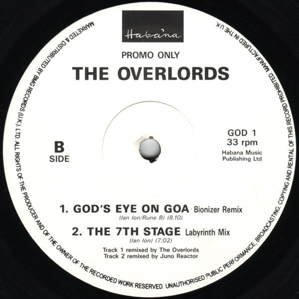 The Overlords : God's Eye (12", Promo)