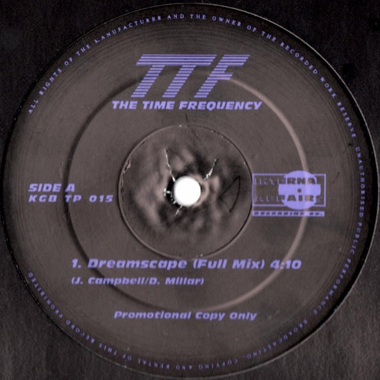 The Time Frequency : Dreamscape (12", Single, Promo)