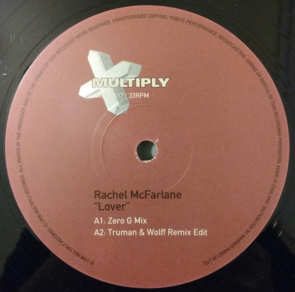 Rachel McFarlane : Lover (12")