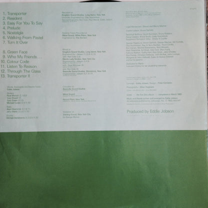 Eddie Jobson / Zinc (3) : The Green Album (LP, Album, Jac)