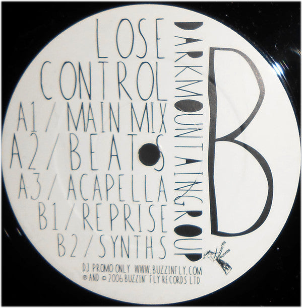 Darkmountaingroup : Lose Control (12", Promo)