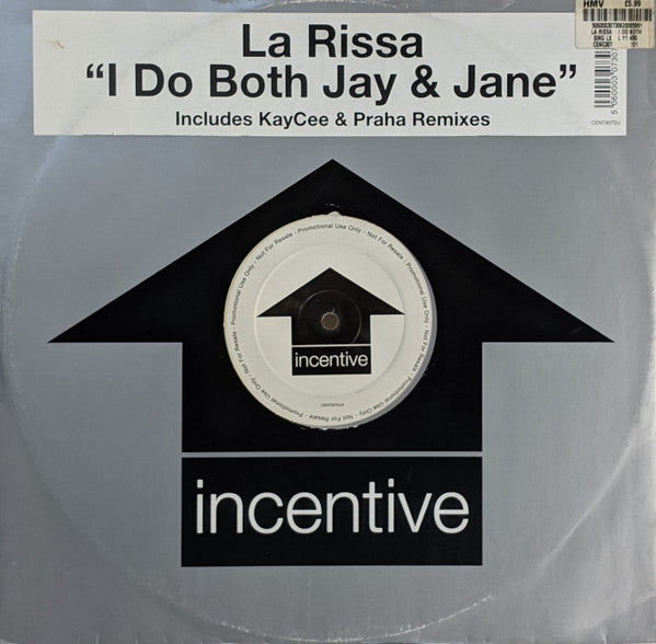 La Rissa : I Do Both Jay & Jane (Includes KayCee & Praha Remixes) (12", Promo)
