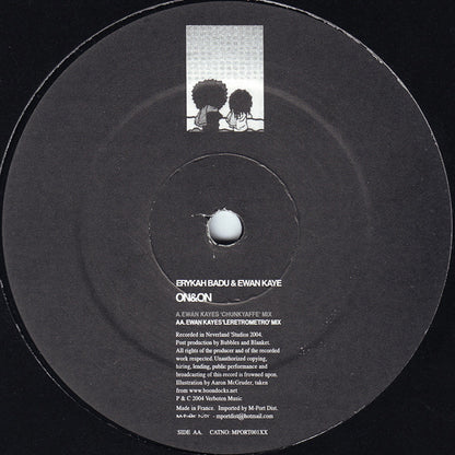 Erykah Badu & Ewan Kaye : On&On (12", Ltd, Unofficial)