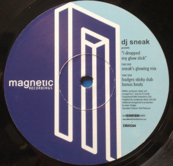 DJ Sneak : I Dropped My Glowstick (12")
