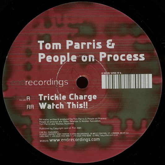 Tom Parris & People On Process : Trickle Charge (12")