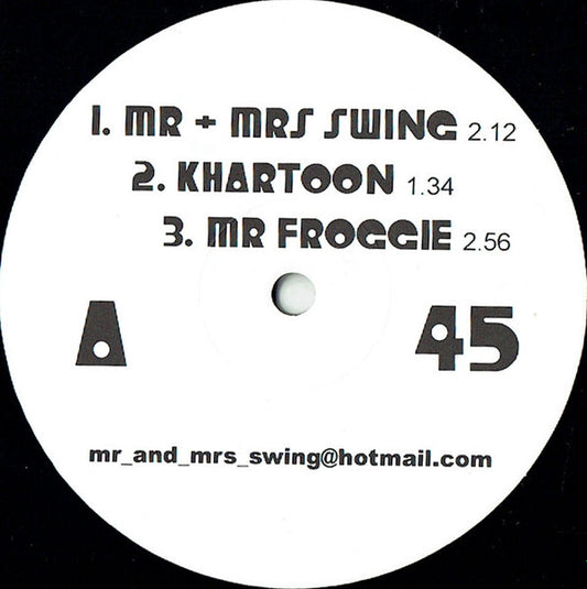 Mr And Mrs Swing : Mr + Mrs Swing (12", EP)