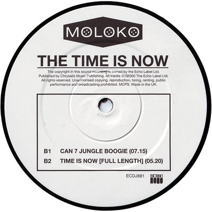 Moloko : The Time Is Now (2x12", Promo)