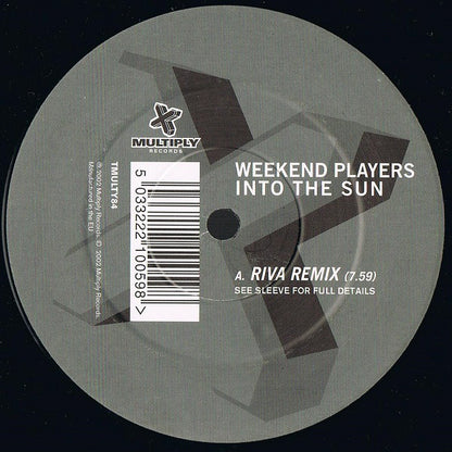 Weekend Players : Into The Sun (12", Single)