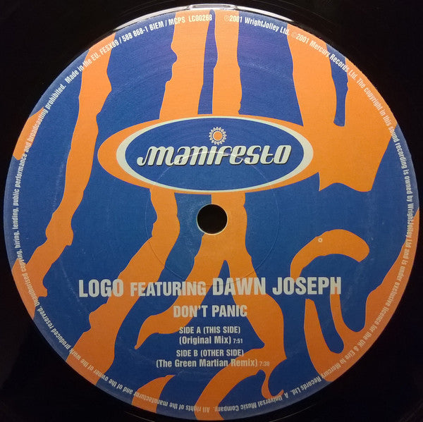 Logo (4) Featuring Dawn Joseph : Don't Panic (12")