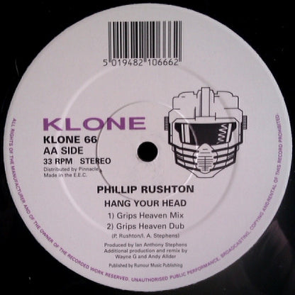 Phillip Rushton : Hang Your Head (12")