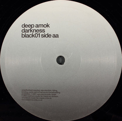 Deep Amok : Shades / Darkness (12")