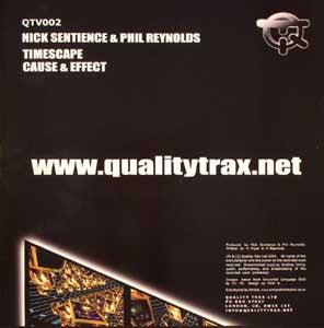 Nick Sentience & Phil Reynolds : Timescape / Cause & Effect (Universal Language Album Sampler II) (12", Smplr)