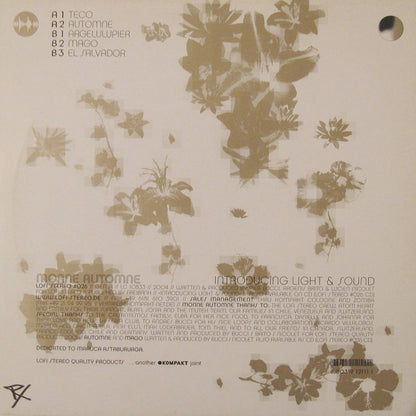 Monne Automne : Introducing Light & Sound (12")