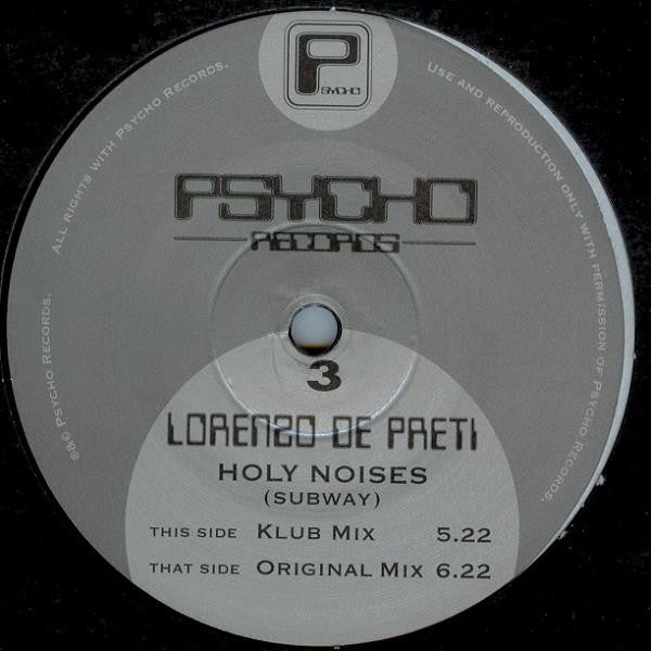 Lorenzo De Preti : Holy Noises (Subway) (12")