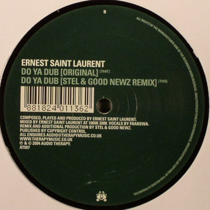 Ernest Saint Laurent : Do Ya Dub (12")