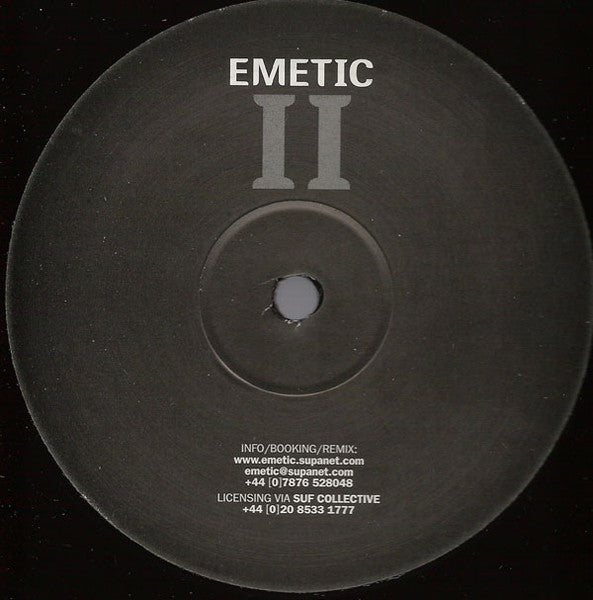 Martyn Hare : Emetic II (12")