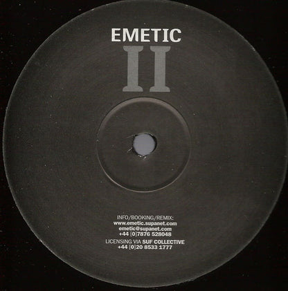 Martyn Hare : Emetic II (12")