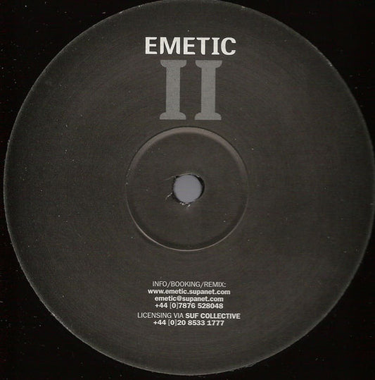 Martyn Hare : Emetic II (12")