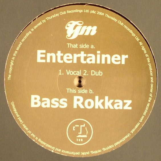General Midi Featuring Jakes : Entertainer / Bass Rokkaz (12")