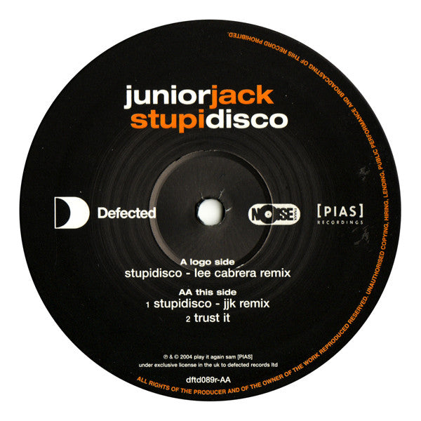 Junior Jack : Stupidisco (12")