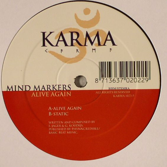 Mind Markers : Alive Again (12")