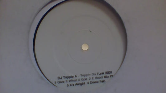 DJ Tripple A : Tripple Da Funk 2001 (12", EP, W/Lbl)
