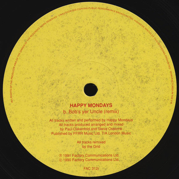 Happy Mondays : Loose Fix (12")