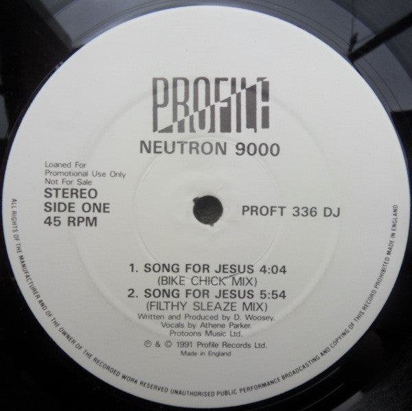 Neutron 9000 : Song For Jesus (12", Promo)