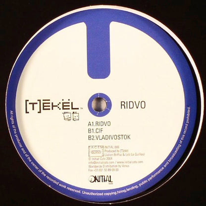 [T]ékël : Ridvo (12")