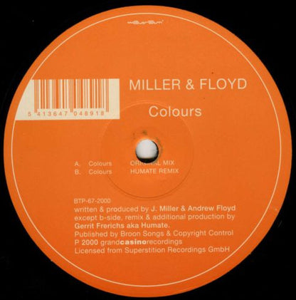 Miller & Floyd : Colours (12")