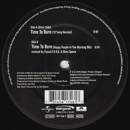 Storm : Time To Burn (12")