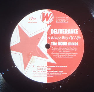 Deliverance : A Better Way Of Life (The Hook Mixes) (12")