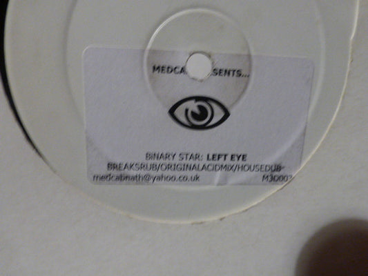 Medcab presents Binary Star (2) : Left Eye (12")