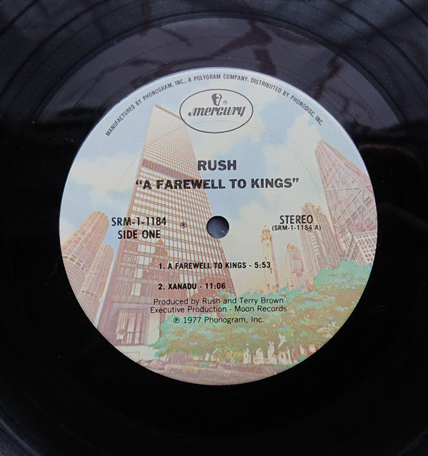 Rush : A Farewell To Kings (LP, Album, Gat)