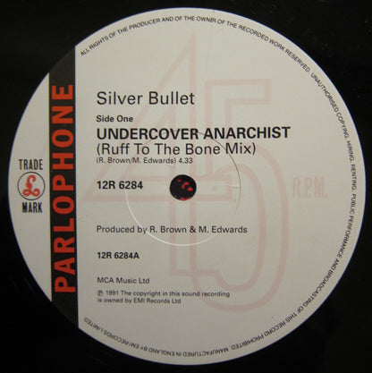 Silver Bullet : Undercover Anarchist (12", Single)