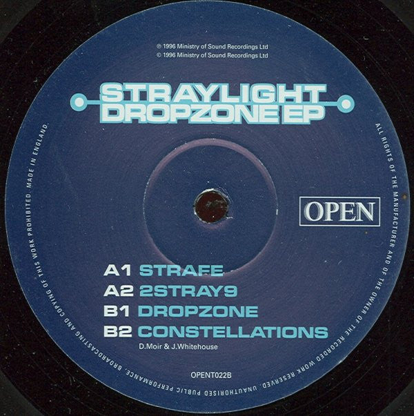 Straylight : Dropzone EP (12", EP)