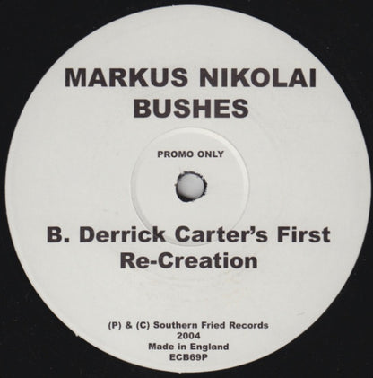 Markus Nikolai : Bushes (12", Promo)