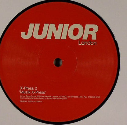 X-Press 2 : Muzik X-Press (12")