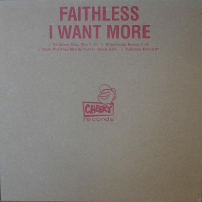 Faithless : I Want More (2x12", Single, Promo)