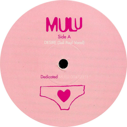 Mulu : Desire (Tall Paul Remixes) (12", Promo)