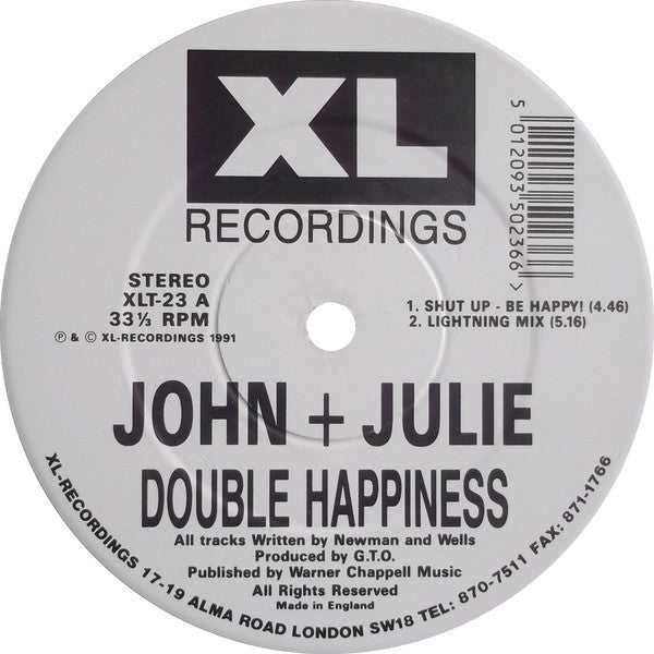 John + Julie : Double Happiness (12")