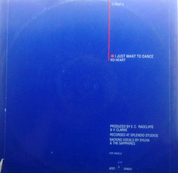 Robert Marlow : I Just Want To Dance (12")