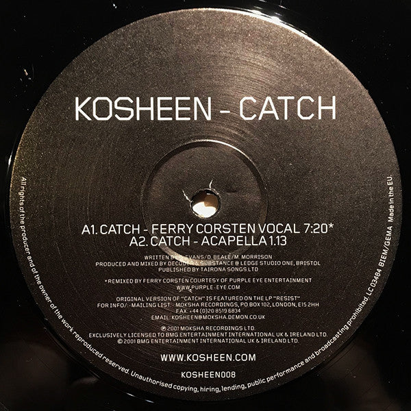 Kosheen : Catch (12")