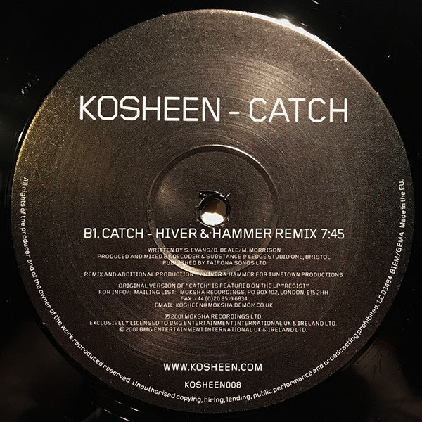 Kosheen : Catch (12")
